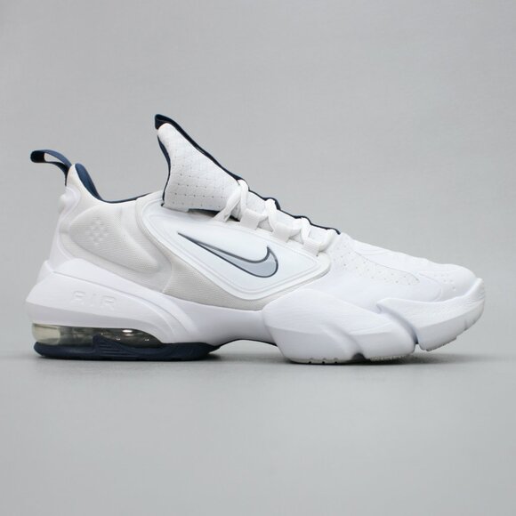 Nike Men's 9.5 Air Max Training Shoes Alpha Savage White Gym Sneakers AT3378-471 - Picture 4 of 12